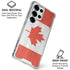 Canada Flag Distressed Galaxy S25 Ultra Clear Case